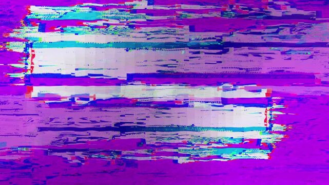 Dynamic Failure Glitch Transition, Dynamic abstract video sequence of color noise and digital glitch across frames best for energetic intro