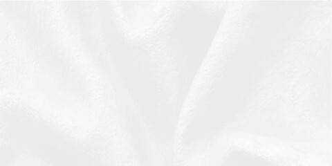 Obraz premium Clean white silk fabric background with a light textured surface featuring a frost pattern and cold winter season design on blank material