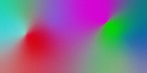 Obraz premium Colorful gradient noise grain background texture. Abstract gradient background. Ultraviolet glow on a multicolor abstract background. Empty wallpaper template. abstract photo smooth background.