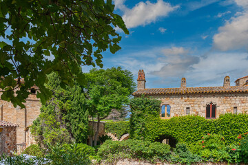 Naklejka premium Pals is a Spanish municipality in the Bajo Ampurdán region in the province of Gerona, Catalonia.