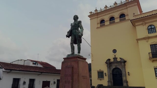 Historic Colonial City Center of Popay&aacute;n with Iconic Buildings in Popay&aacute;n, Colombia