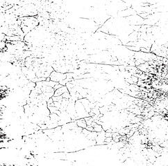 Fototapeta premium Scratched and Cracked Grunge Urban Background Texture Vector. Dust Overlay Distress Grainy Grungy Effect. Distressed Backdrop Vector Illustration. Isolated Black on White Background. EPS 10.