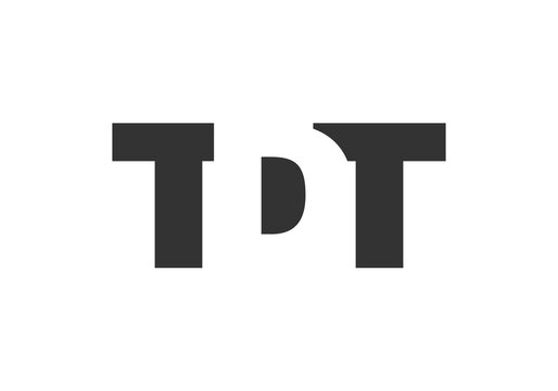 TDT logo design. Initial letter T D T bold font style for tech startups, consulting, corporate branding. Creative company name, headlines typography identity, trendy logotype.