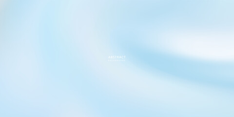 Sky Blue Gradient Vector Background. Abstract Light Blue Gradation Background. Soft Gradient Texture Banner Template. Modern Luxury Backdrop.