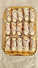 italian special pastry cannoli