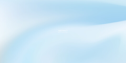 Sky Blue Gradient Vector Background. Abstract Light Blue Gradation Background. Soft Gradient Texture Banner Template. Modern Luxury Backdrop.