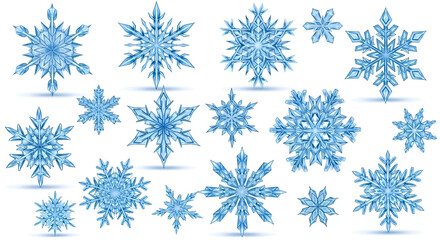 snowflakes blue snowflakes winter cold ice snow frosty snowflake designs winter wonderland ice crystals frozen snowy decorations snowflake patterns chill frost winter season