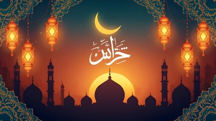 burning candles in the mosque