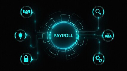 Obraz premium The concept of business, technology, the Internet and the network. virtual screen of the future and sees the inscription, on a black background