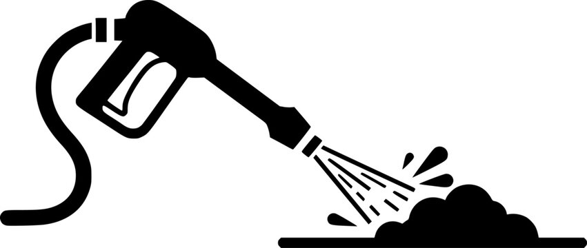 Pressure washer producing a high pressure water jet for effective cleaning
