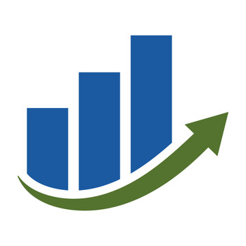 Abstract Business Growth Chart Logo