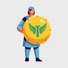 Person Holding Large Gold Coin.