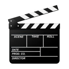 Obraz premium Film production clapperboard