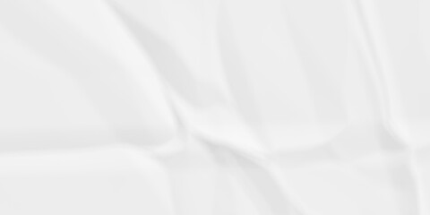 Obraz premium Creased paper texture white crumpled blank paper texture. Grunge paper texture. Natural watercolor text abstract wrinkled white recycled grungy ripped pattern poster paper. 