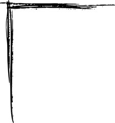 Fototapeta premium Grunge Line Corner