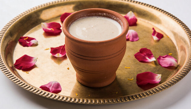 Rose Lasi Isolated PNG, Holi Celebration