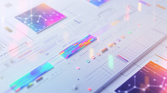 Multilayer Analytics Interface with Color-Coded Data Streams and Network Insight