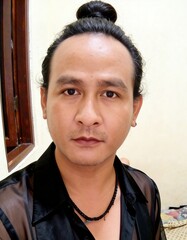 Modern Studio Portrait of Man With Casual Appearance