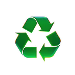Fototapeta premium The universal recycling symbol