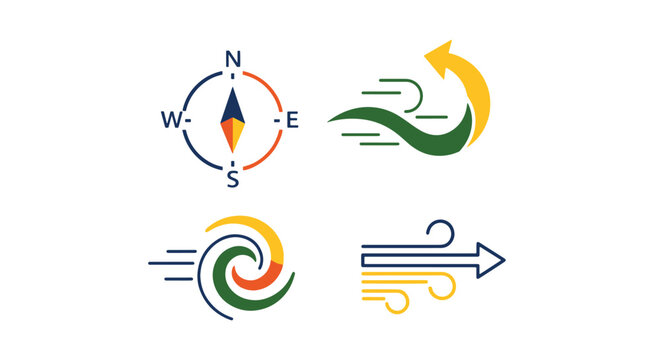 Wind Direction Line art color