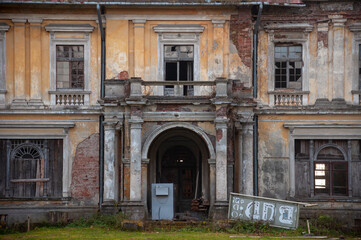 Abandoned Historic Palace in Eastern Europe