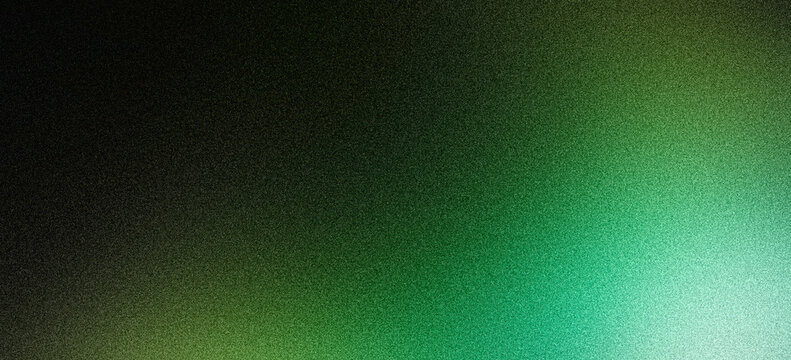 Green background abstract grainy gradient noise texture poster banner header backdrop design