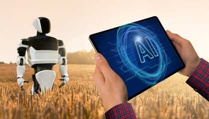 Using artificial intelligence in precision agriculture. Smart farming concept