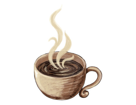 Ilustracion de taza de cafe