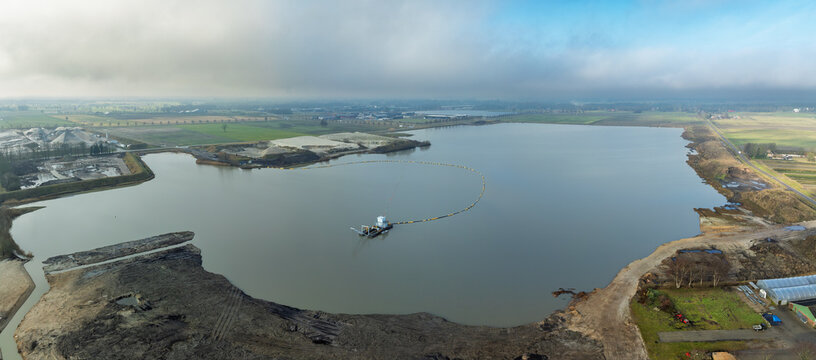 sand dredging barge