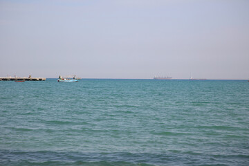 Fototapeta premium Boats, Ships and the Red Sea