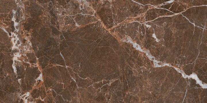 Dark color marble texture, emperador marble surface background.Brown marble background