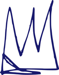 Hand-drawn pen crown scribbles and doodles create chaotic texture with tangled circles, random squiggles, messy sketch lines, and expressive marker strokes on white background.