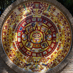 Decorative Mosaic at La Rabida Monastery