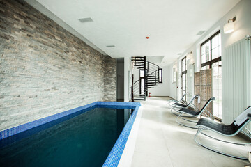 swimming pool in interior