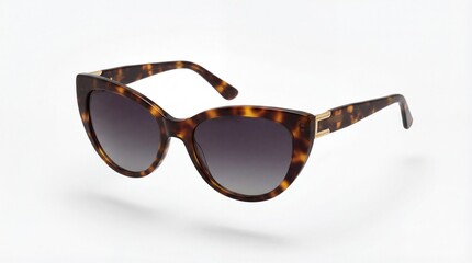 Cat eye sunglasses isolated on white