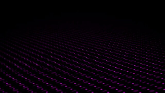 Pink color glowing big data transfer binary code hi tech design black technology 3D background