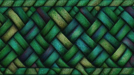 Intricate Colorful Braided Pattern Design