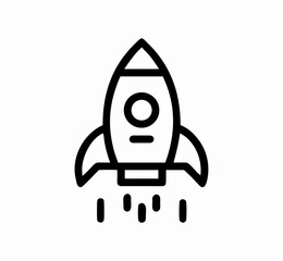 Cartoon vector illustration of a shuttle spaceship surfing on a surfboard through space like a speed sport icon design