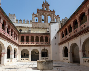 Fototapeta premium Bell Gable Above Monastery Cloister at San Isidoro del Campo
