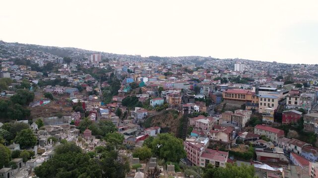 Valparaiso Chile Drone 4K Southamerica