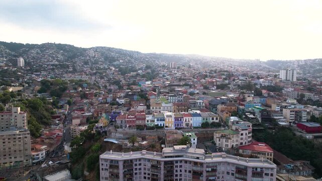Valparaiso Chile Drone 4K Southamerica
