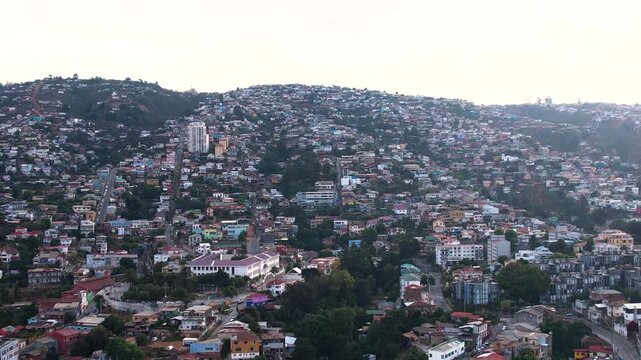 Valparaiso Chile Drone 4K Southamerica