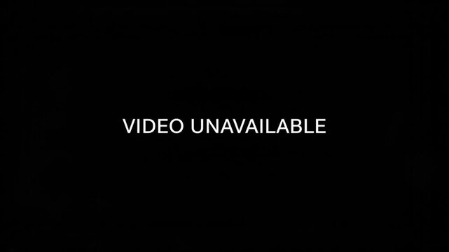 Dynamic Video Frames Showing Multiple Unavailable Clips and Dark Backgrounds Totaling Over 10 Frames or Scenes