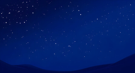 Naklejka premium night, landscape, vector, illustration, scenery, nature, sky, dark, moonlight, stars, starlight, silhouette, mountains, hills, forest, trees, plains, horizon, clouds, calm, peaceful, serene, tranquil,