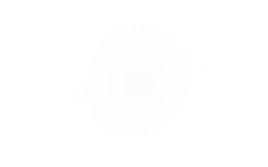 中心から広がる白い光のバーストと放射状のライン背景