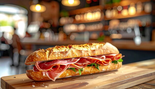 Spanish Ham Sandwich Bocadillo