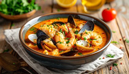Spanish Seafood Stew Zarzuela