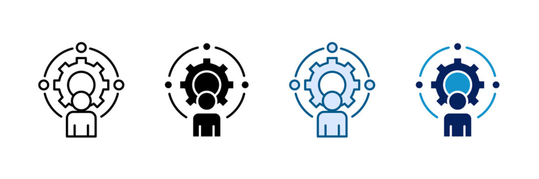 Habit Building Icon Set Multiple Style Collection