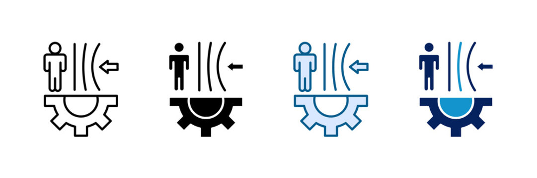 Resilience Building Icon Set Multiple Style Collection