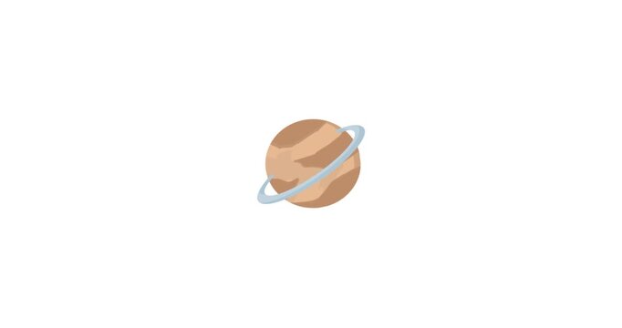 Dwarf Planet Pluto in Space
